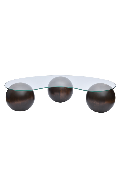 Koyu Ceviz Top Sehpa Koyu Ceviz Top Sehpa