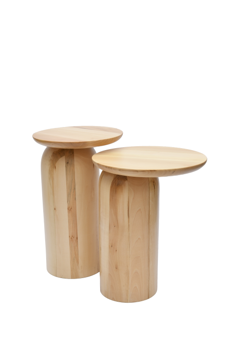 Natürel Ananas Yan Sehpa Natürel Ananas Yan Sehpa