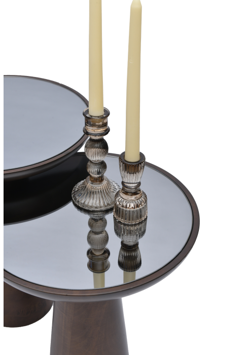 Aynalı Mantar Yan Sehpa Aynalı Mantar Yan Sehpa