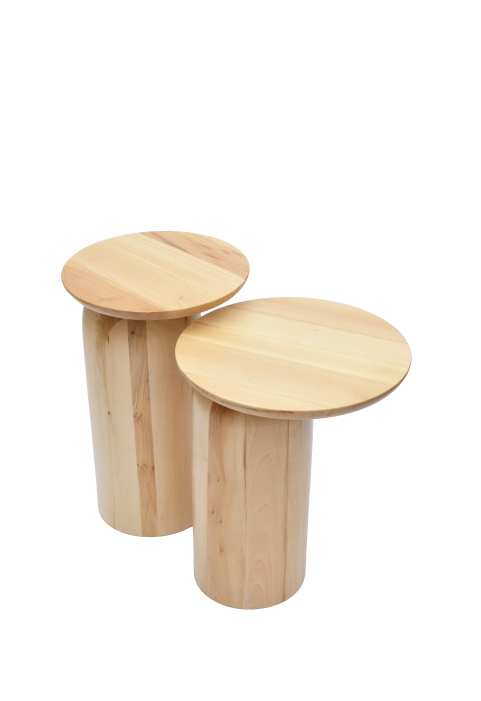 Natürel Ananas Yan Sehpa Natürel Ananas Yan Sehpa