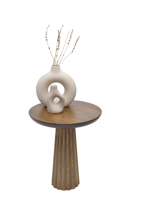 Ceviz Banana Yan Sehpa Ceviz Banana Yan Sehpa