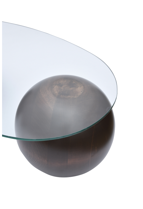 Koyu Ceviz Top Sehpa Koyu Ceviz Top Sehpa